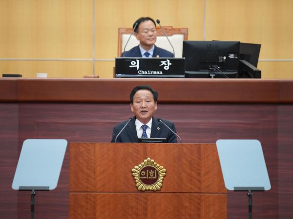 김정강 의원, “위기의 연안 바지락산업, 도 차원 종합대책 시급” 2