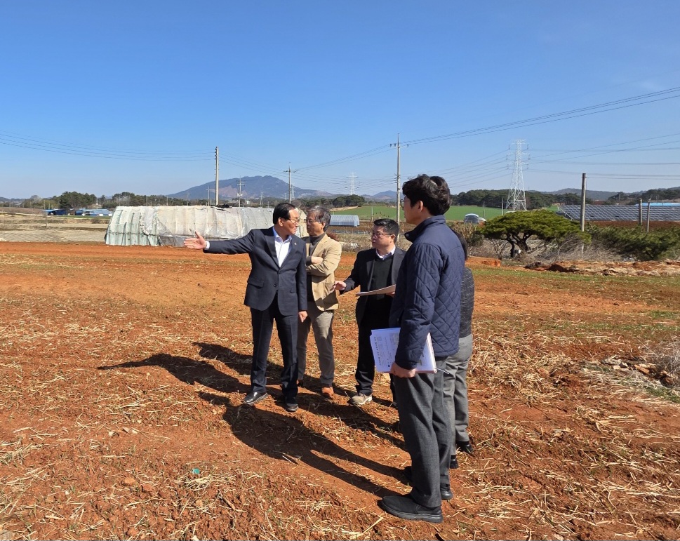임승식 의원, 정읍 스마트 농업 육성지구 예정지 현장 방문 2