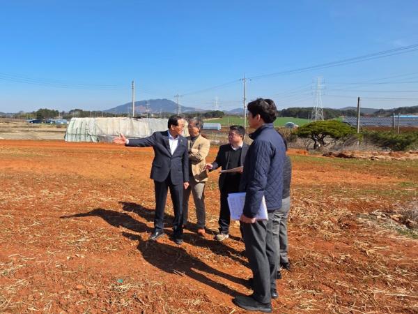 임승식 의원, 정읍 스마트 농업 육성지구 예정지 현장 방문 2
