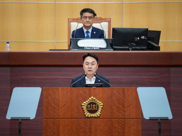 한정수 도의원, 재난 피해, 탄소중립, 초저출산 적극 대응해야(도정질문)  2