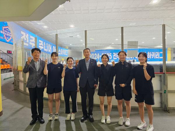 박정규 도의원,전북특별자치도 직장운동경기부 훈련 격려방문 2