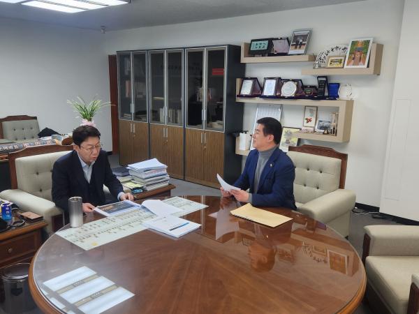 최형열 도의원, 우범기 시장에 명품삼천 천변길 조성 요청 2