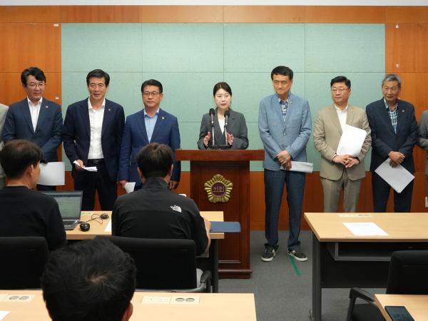 <성명서> 도의회 국민의힘 전북비하망언 규탄 2