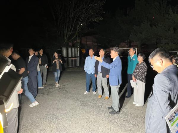 김대중 도의원,익산 공공하수처리시설 악취 저감 방안 모색위해 현장 방문 2