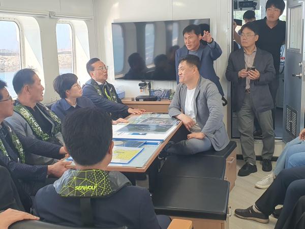 김정기 도의원, 크루즈관광상품 유치 대비 관계기관과 현장답사 2