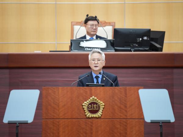 김정수 의원, 자임 추모공원 조속 해결 촉구 2