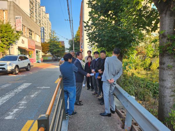 최형열 도의원, 삼천3동 주민생활 환경 점검 3