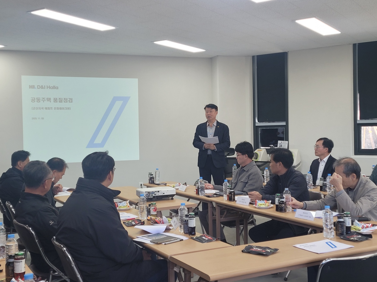 김동구 도의원,  군산 한라 에피트2차 은파레이크뷰  공동주택 품질점검 현장 방문 2