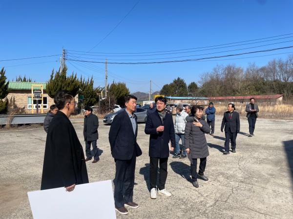 김동구 의원, 군산 성산면 산곡지구 농촌공간정비사업 추진상황 점검 3