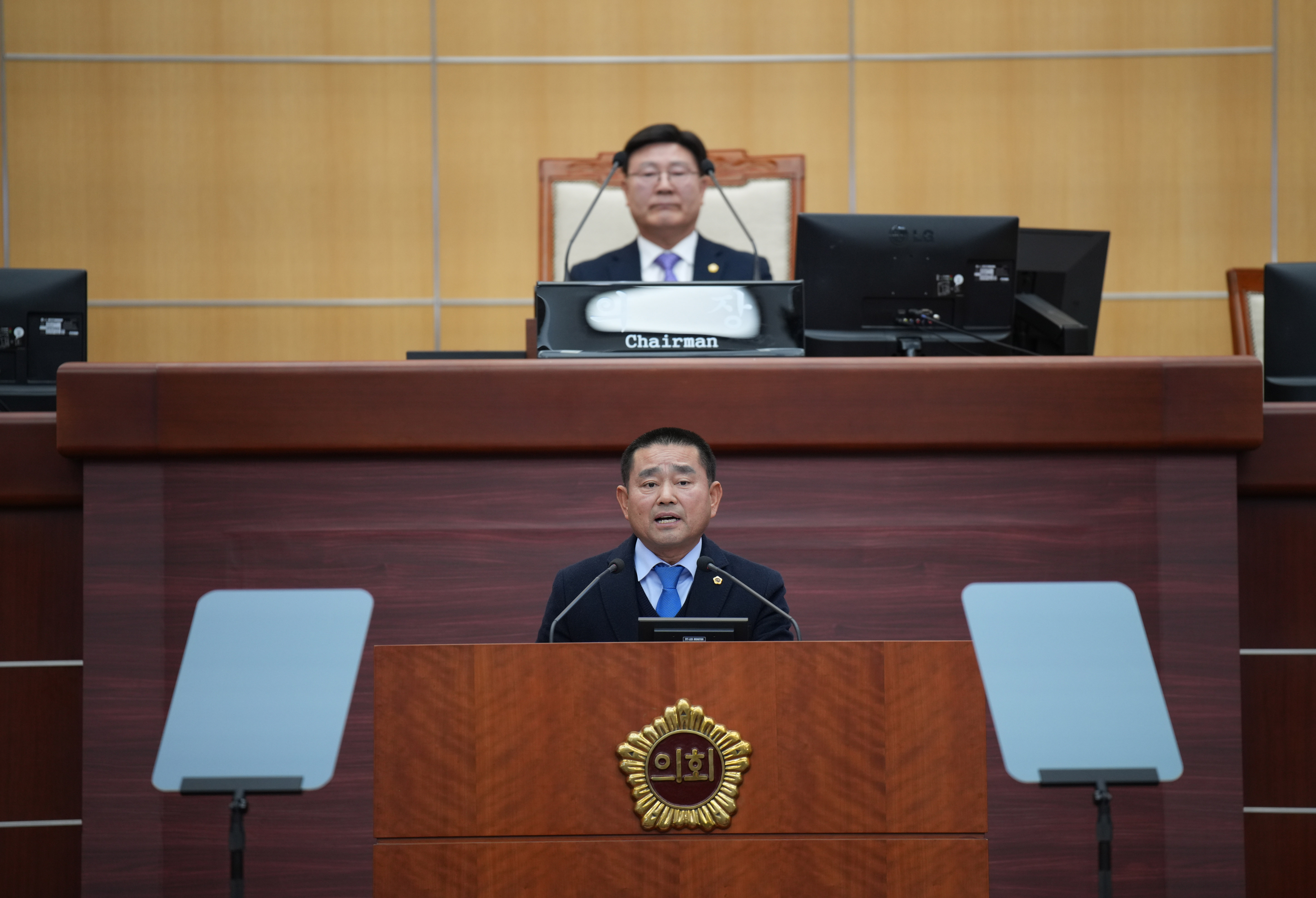 윤수봉 의원, 긴급현안질문 무산이라는 폭거에 강력 항의 2