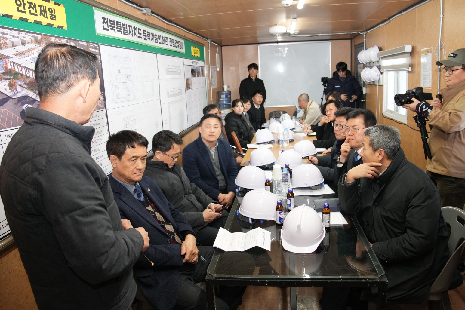 도의회 문안소위, 전북문학예술인회관 건립 현장 의정활동 펼쳐 2