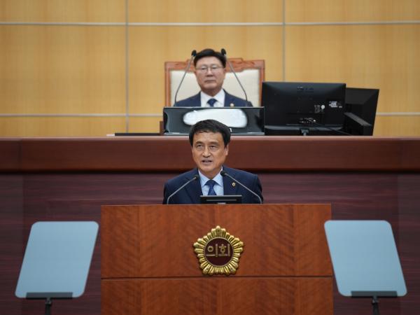 김희수 의원, 기상이변 발생에 따른 선제적 가뭄대책 주문 2