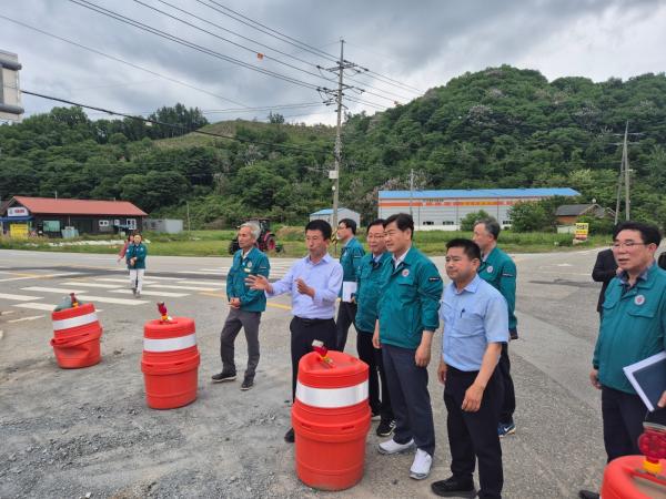 권요안 의원, 자연재난 대비 집중안전점검 현장행정 2