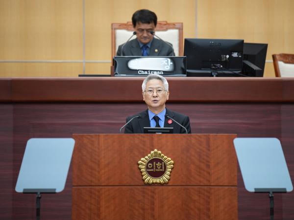 김정수 의원, 추락하는 전북자치도 농업·농촌, 특단의 대책 마련해야 2