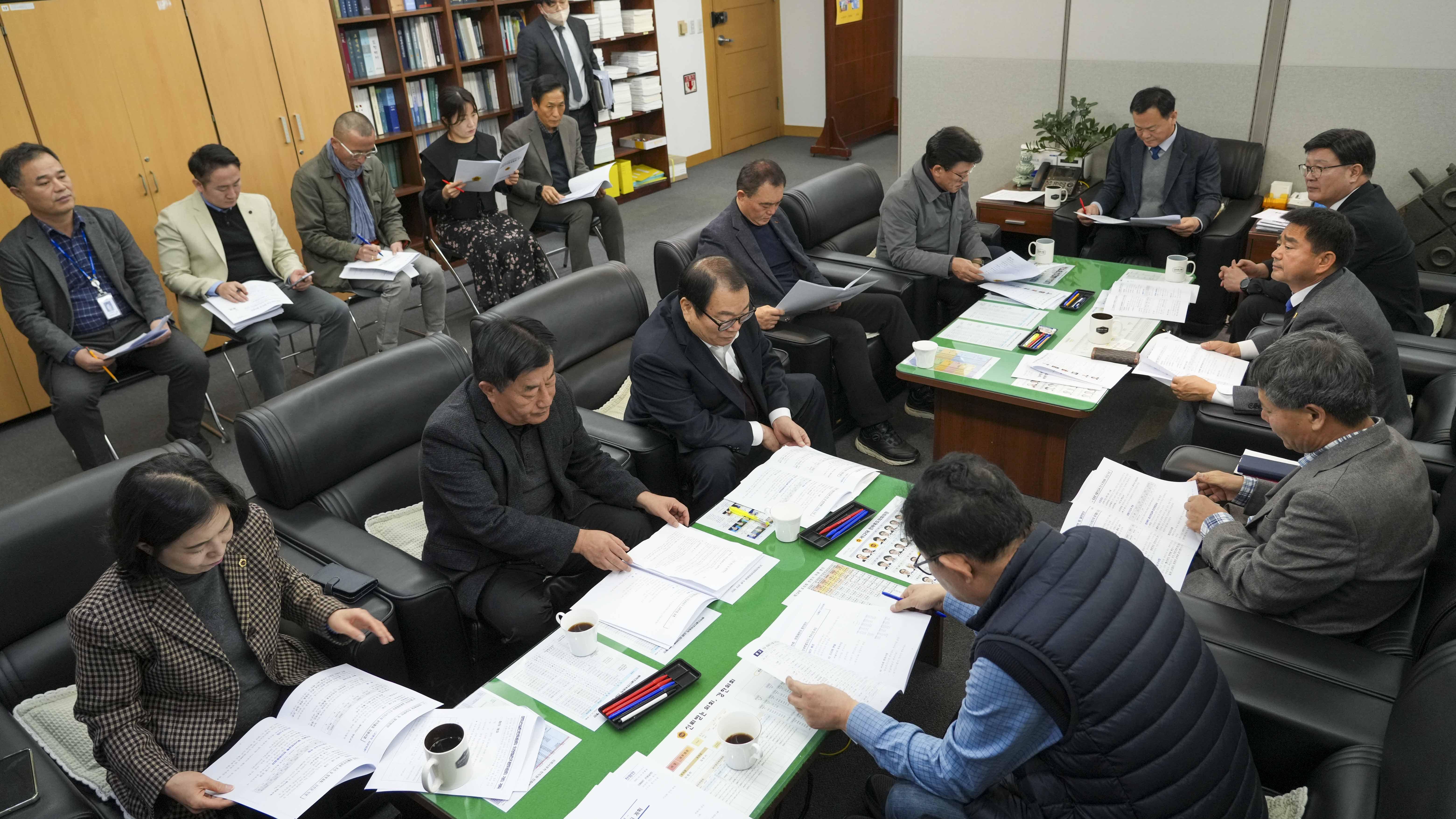 문화건설안전위, 의정발전자문위원회 회의 개최 2