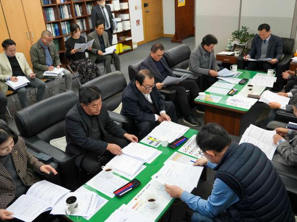 문화건설안전위, 의정발전자문위원회 회의 개최 2