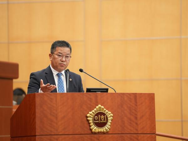 이정린 의원, 동부권 불균형 해소 정책 마련해야 2