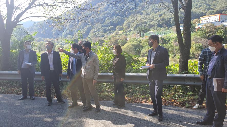 권요안 의원, 완주지역 도로 현장점검 벌여 3