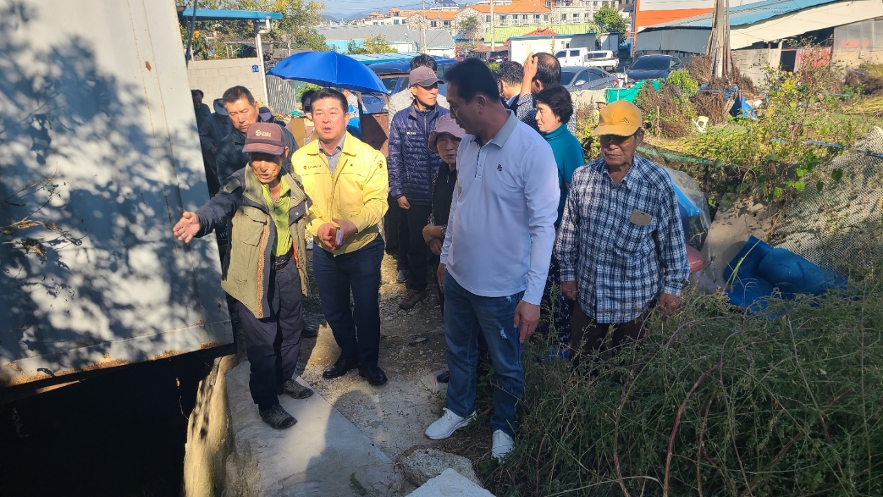 최형열 도의원, 농업기반시설 현장 점검 2