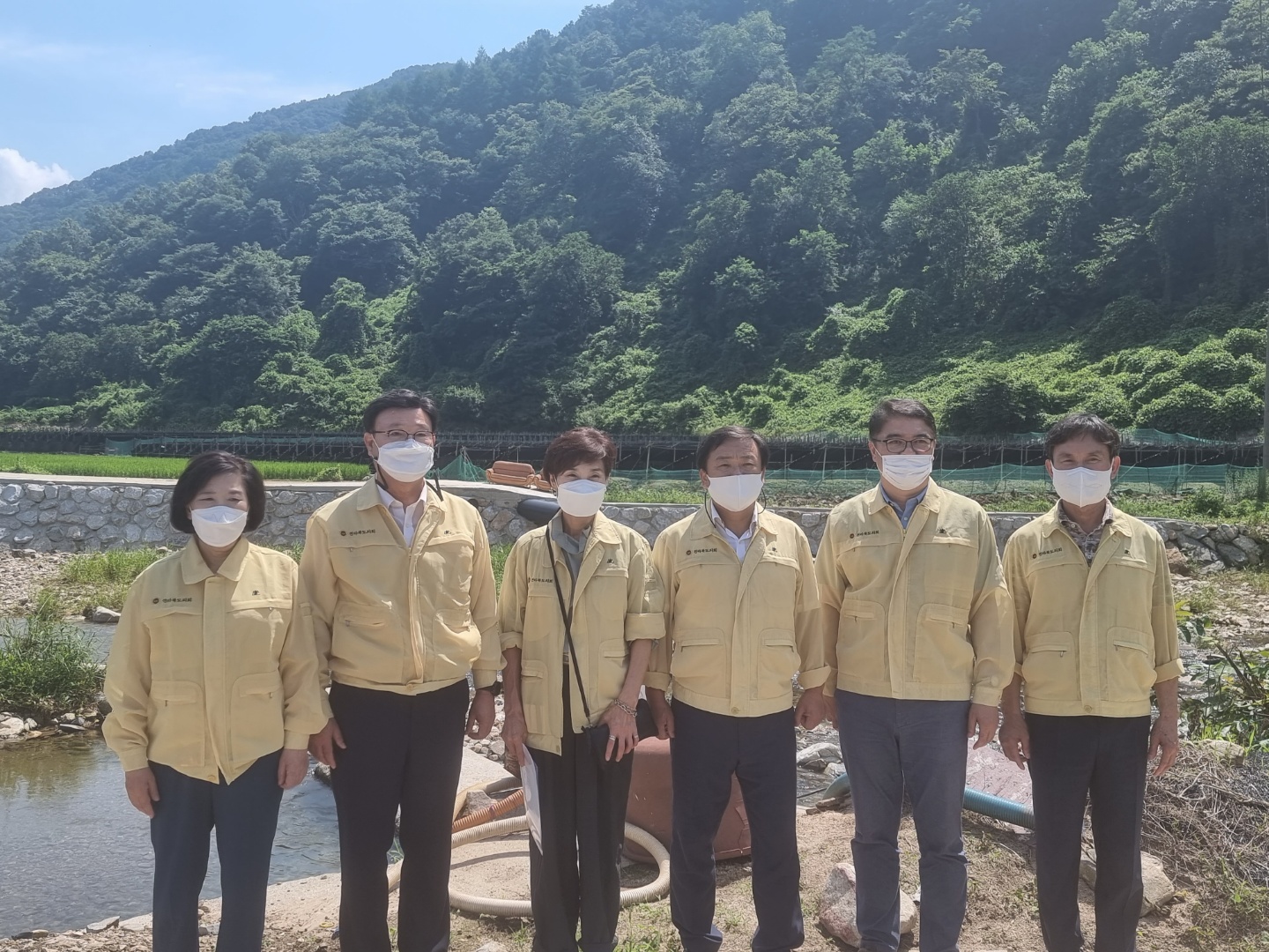 도의회 행정자치위원회, 수해피해복구 현장방문 2