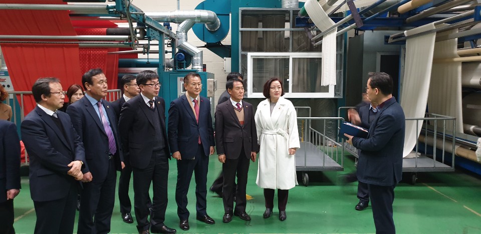 농산업경제위원회, ECO융합섬유연구원 방문, 현황 및 의견 청취 2