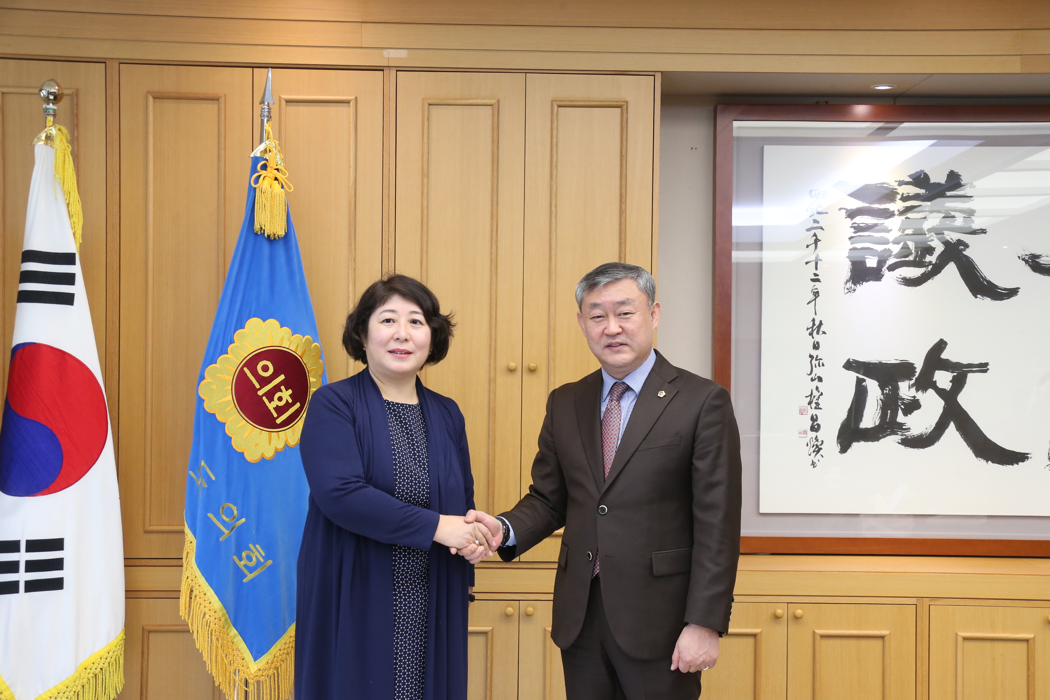 송성환 전라북도의회 의장, 주한 키르기스스탄대사 면담 4