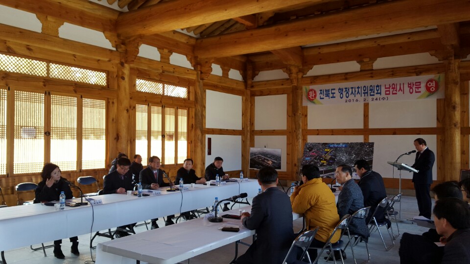 도의회 행자위, 남원 동부권 사업현장 방문 3