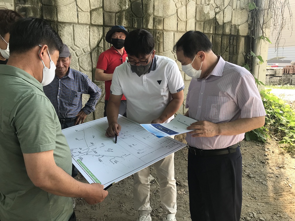 황영석 부의장, 김제 침수피해 현장 방문 개선 요구 2