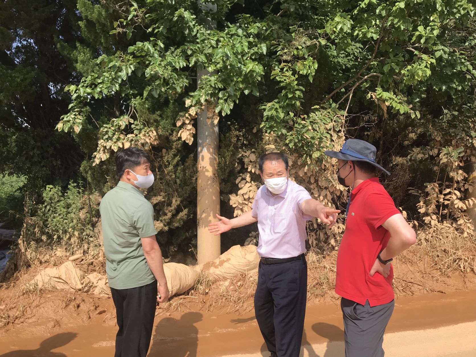 황영석 부의장, 김제 침수피해 현장 방문 개선 요구 3