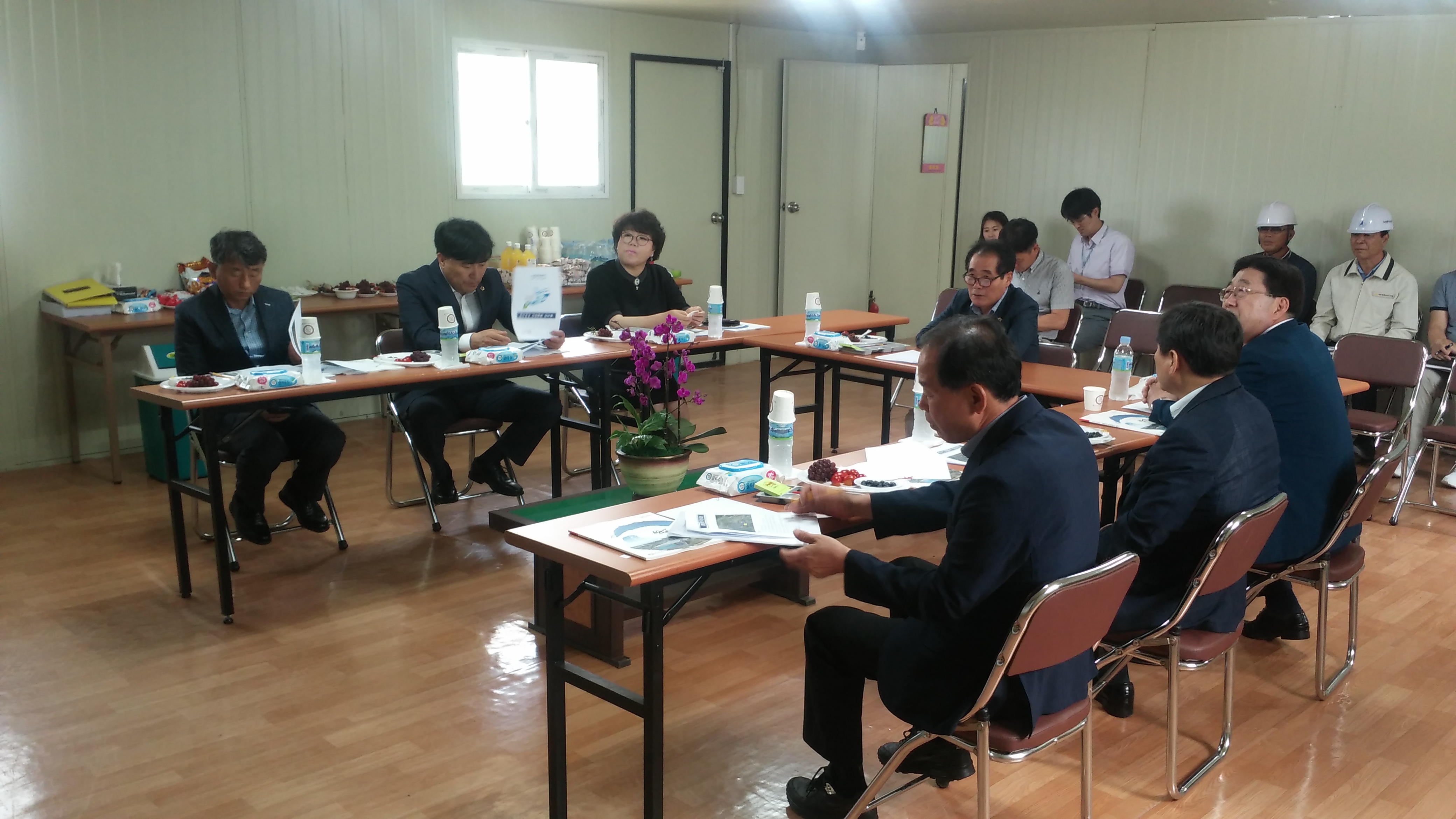 문건위, 봉서천 생태하천 조성사업 현장점검 2