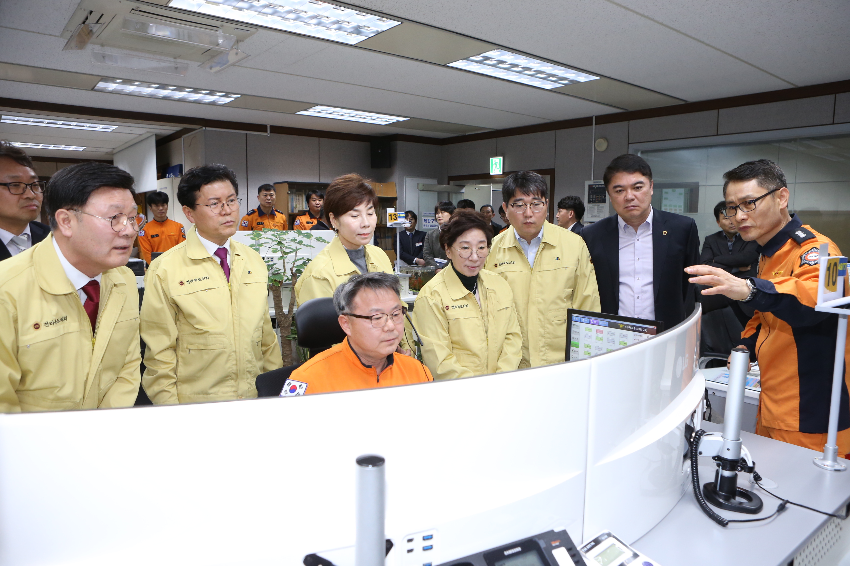 행정자치위, 소방 119종합상황실 방문 2