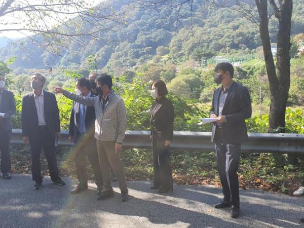 권요안 의원, 완주지역 도로 현장점검 벌여 3