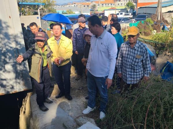 최형열 도의원, 농업기반시설 현장 점검 2