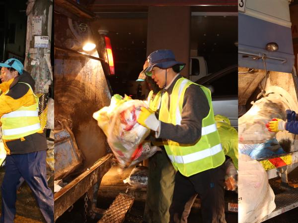 도의회 환경복지위원회, 환경미화원 일일체험 2