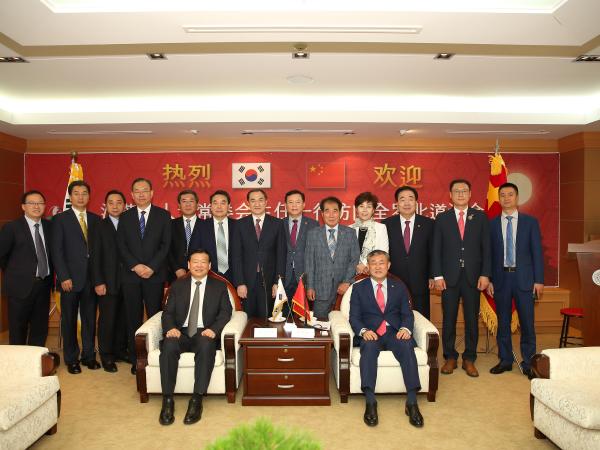 중국 강소성 대표단 도의회 방문, 상호교류 확대 기대 2