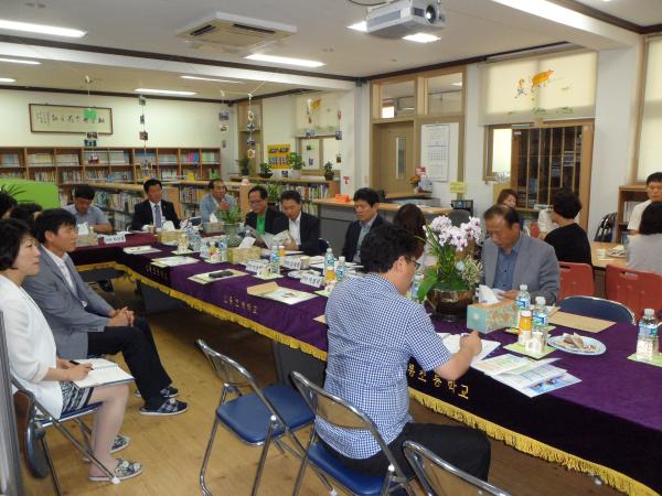 도의회 교육회 혁신학교 방문 2