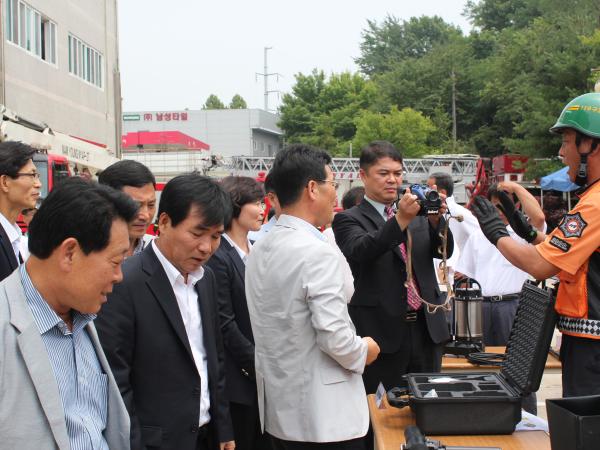 도의회 행정자치위원회 익산소방서 현장방문 3