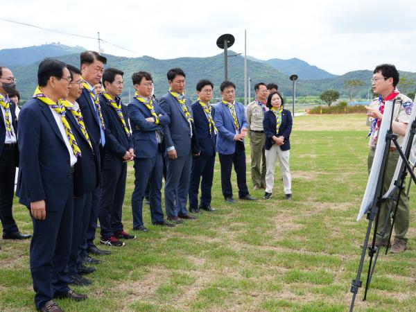 도의회 예결특위, 세계잼버리부지 현장 방문 및 추경예산안 심사 돌입 3