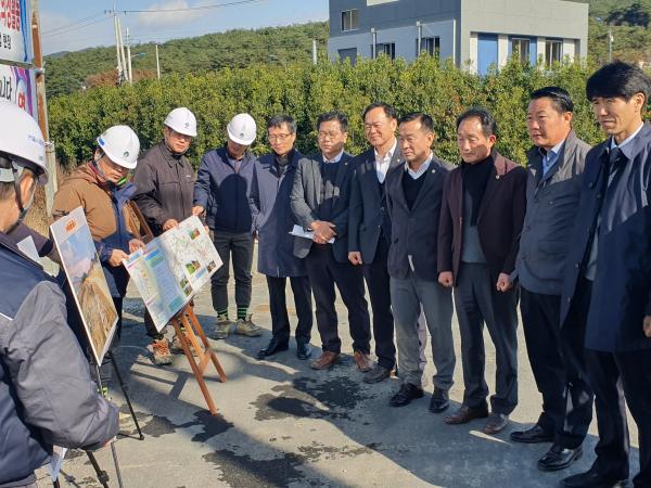 문건위, 지방하천 정비사업 현장 방문 2