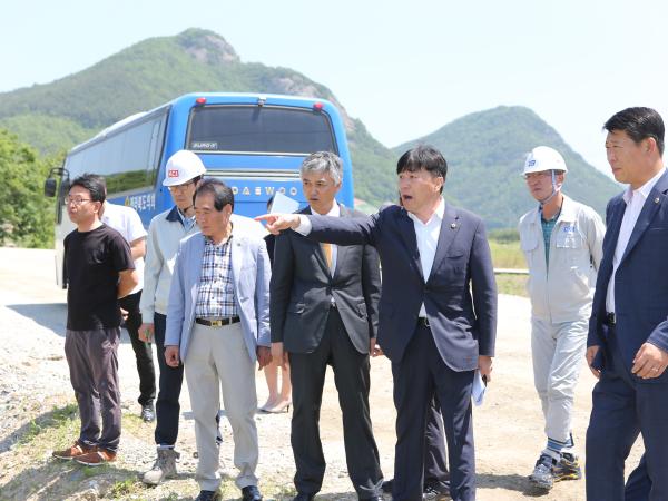 문건위, 도로확포장공사 안전관리 실태 점검 2