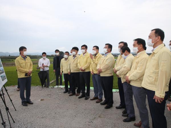 도의회 문건위, 남원 수해복구 지역 구호물품 전달 등 현지의정활동 2