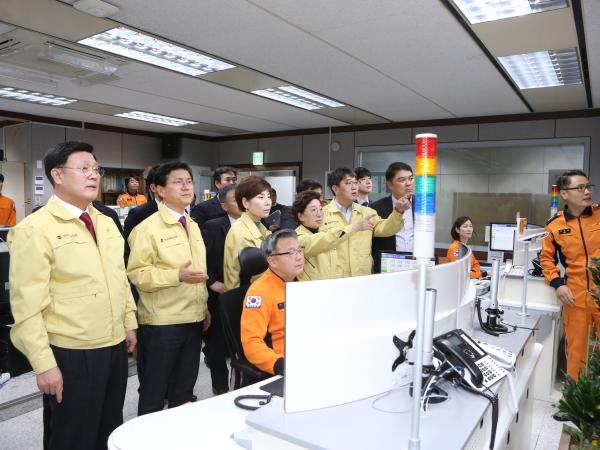 행정자치위, 소방 119종합상황실 방문 3