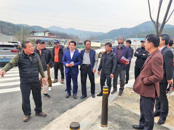 최형열 의원, 삼천3동 도로 확장 현장점검 실시 2