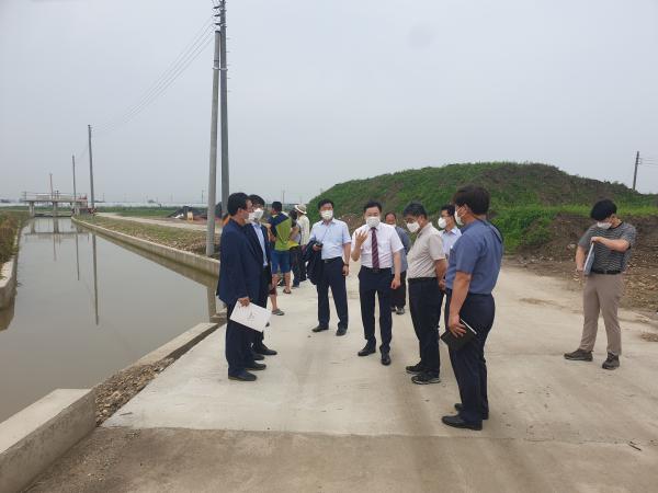 송지용 의장, 농경지 침수피해 현장 대책 마련 눈길 3