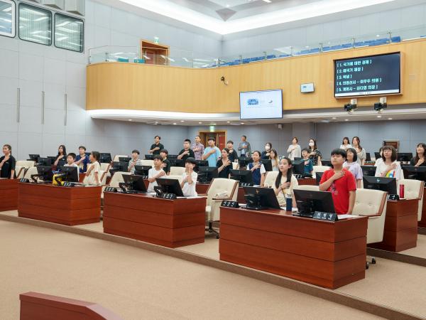 도의회 제7회 청소년 모의 의회 개최 3