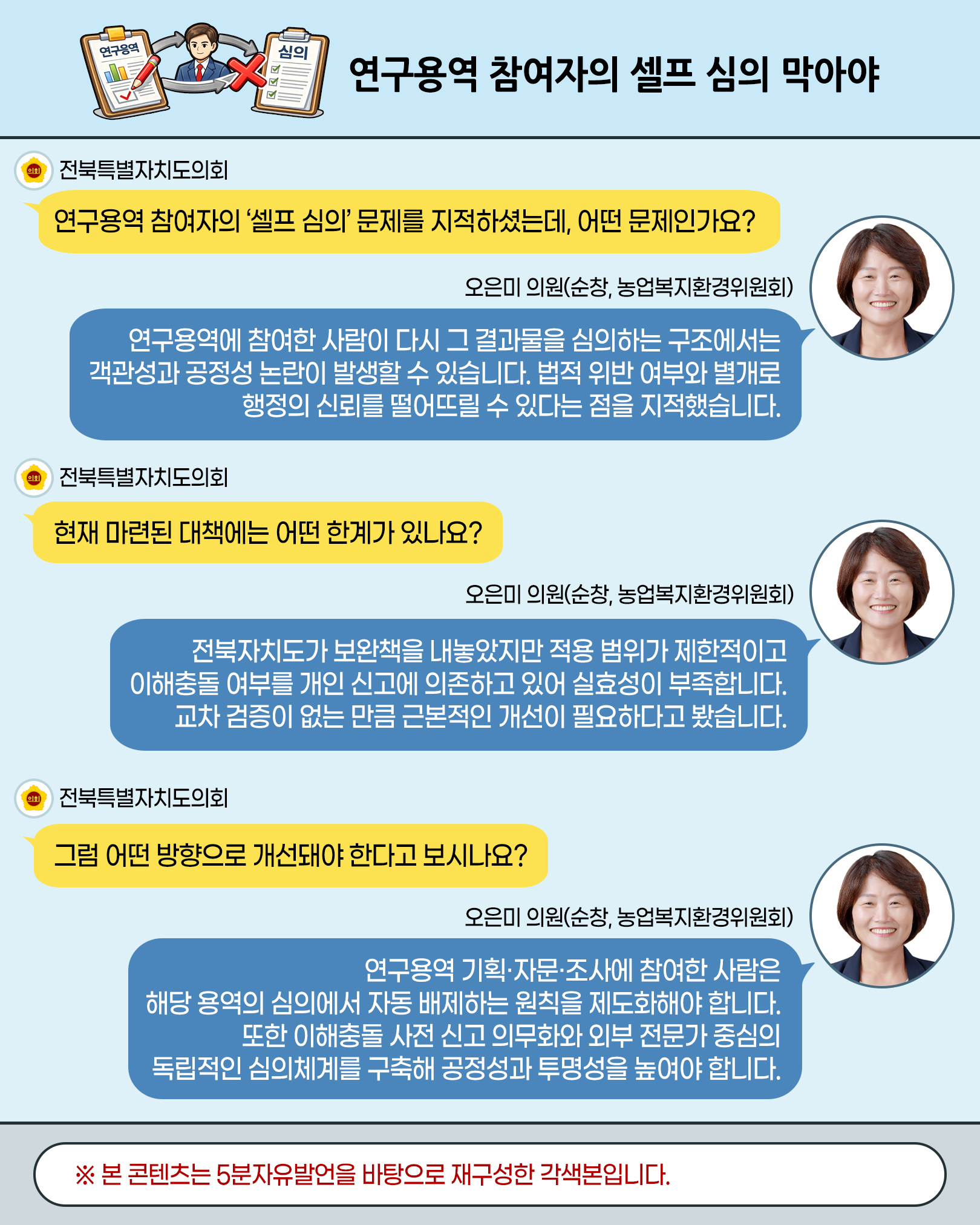 제428회 임시회 제2차 본회의 5분자유발언 2