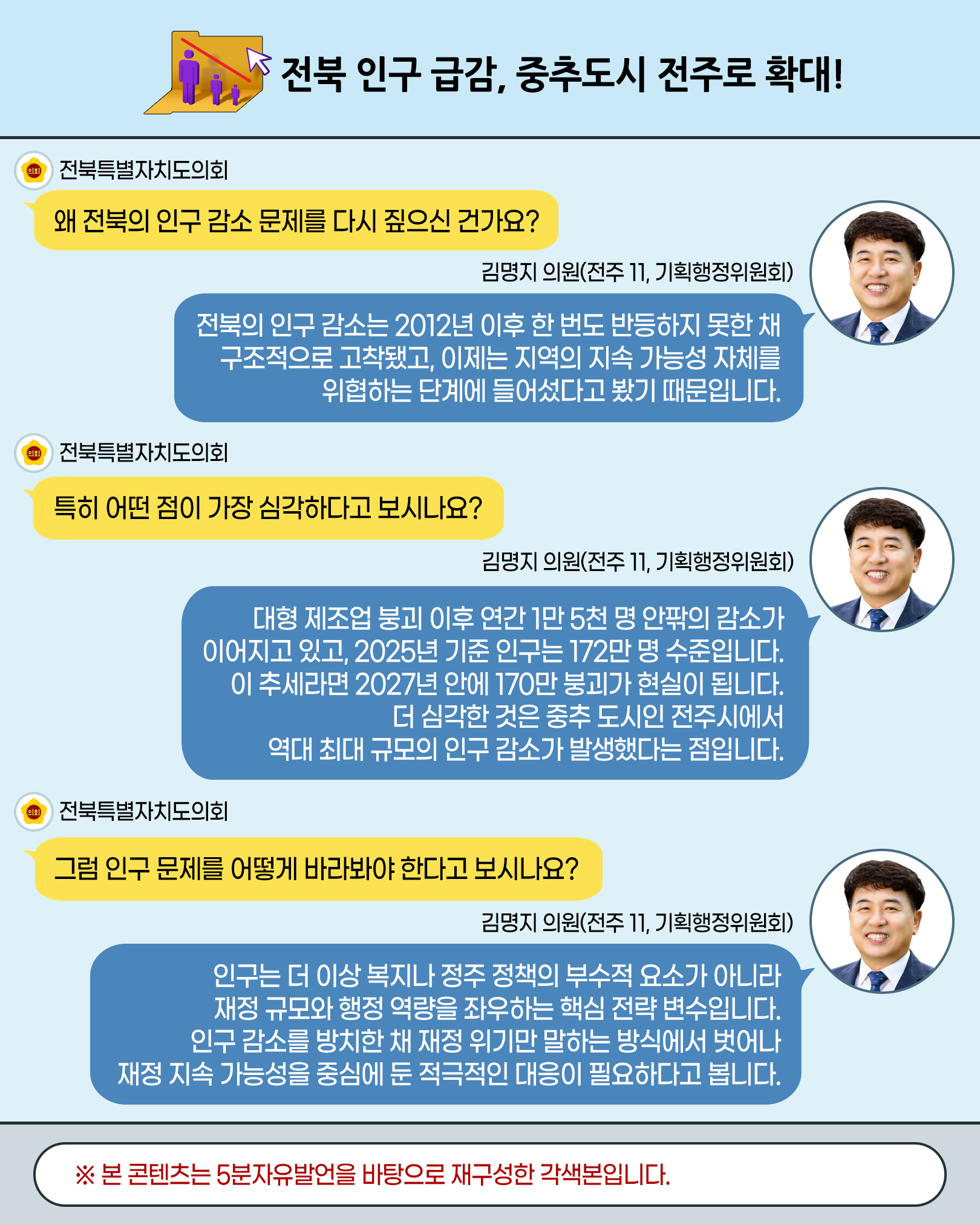 제424회 임시회 제2차 본회의 5분자유발언 4