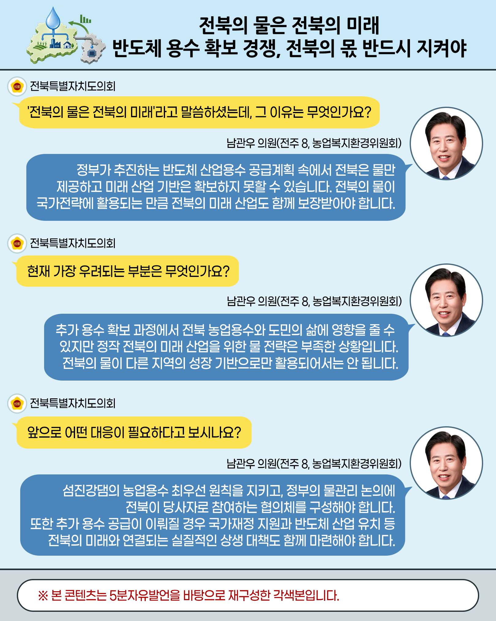 제430회 임시회 제1차 본회의 5분자유발언 8