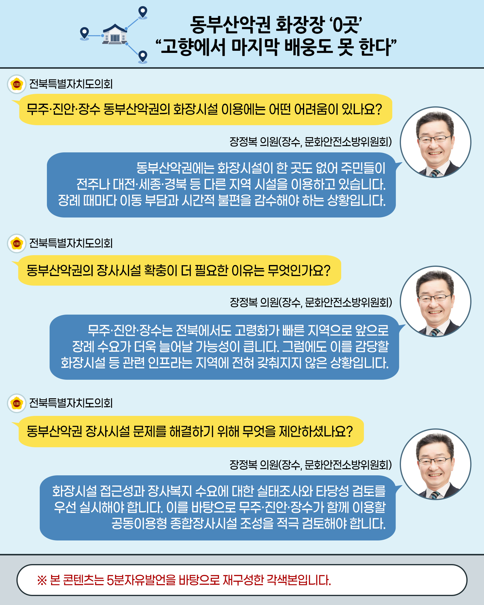 제431회 정례회 제1차 본회의 5분자유발언 3