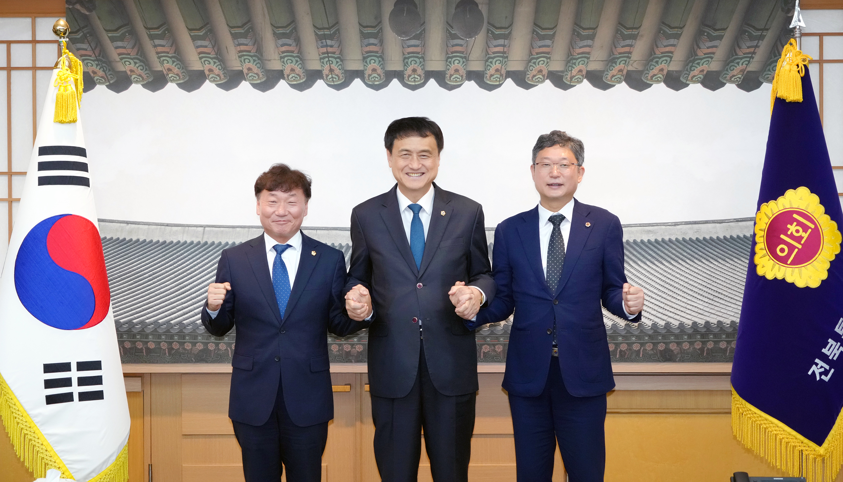 26.07.24. 김희수 의장, 경기 및 세종 의장과 광역의회 발전 논의 1